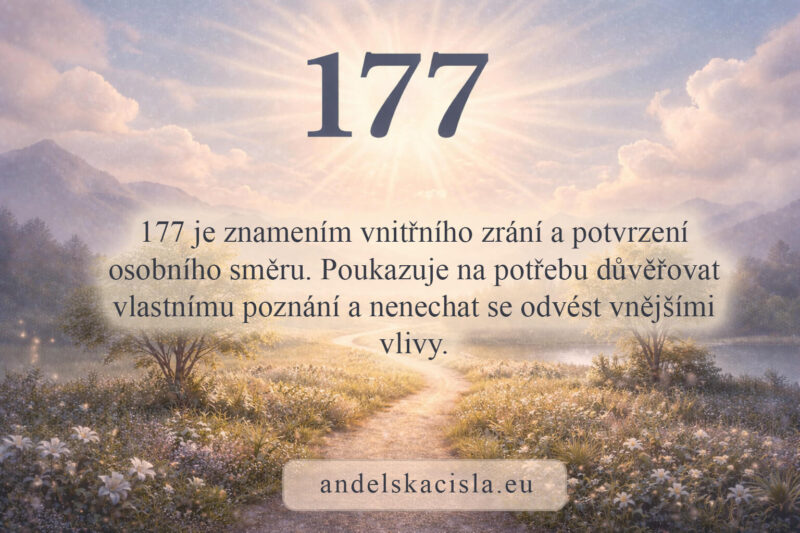177 andělská čísla