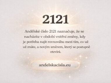 2121 andělská čísla