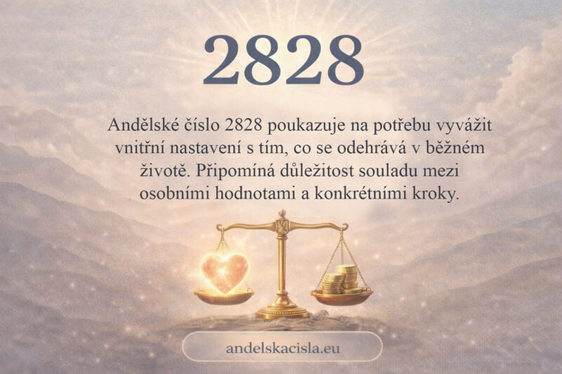 2828 andělská čísla