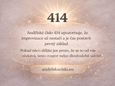 414 andělská čísla