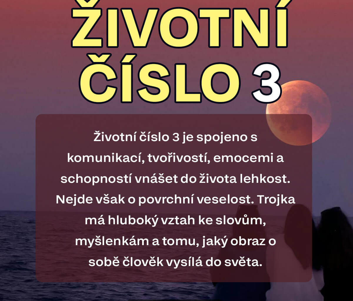 životní číslo 3