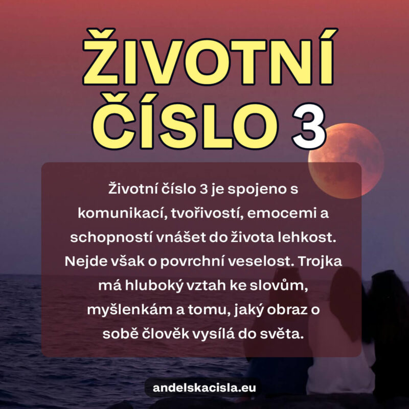 životní číslo 3