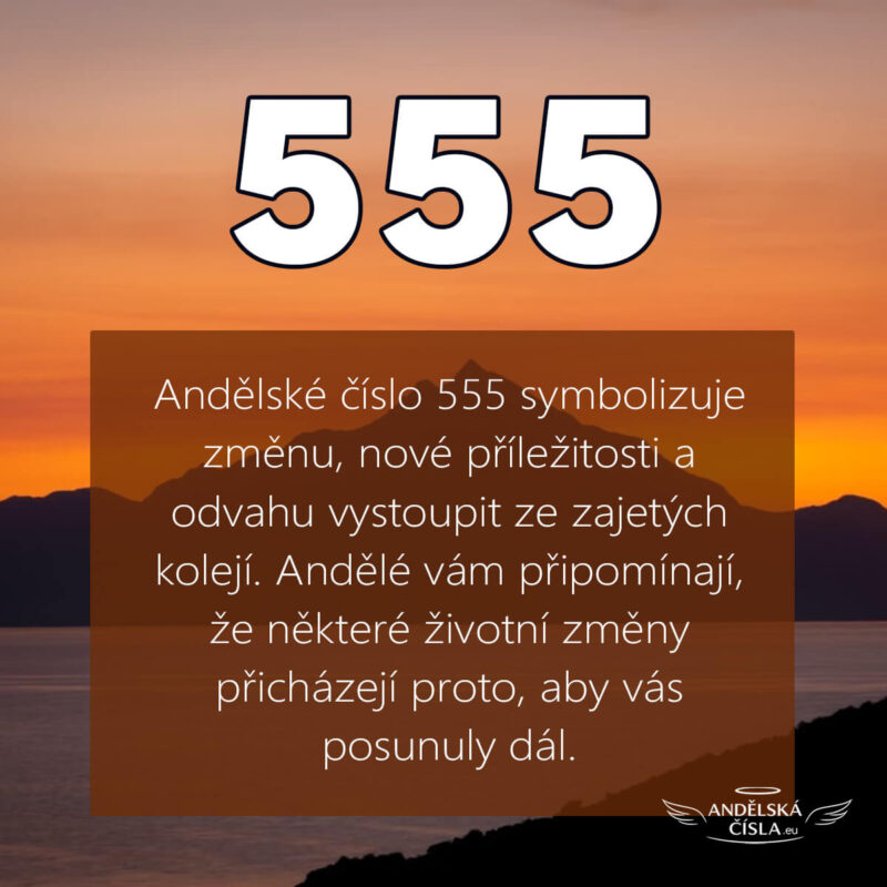 555 andělská čísla