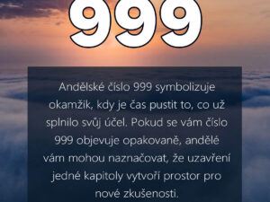 999 andělská čísla