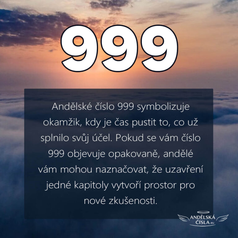 999 andělská čísla