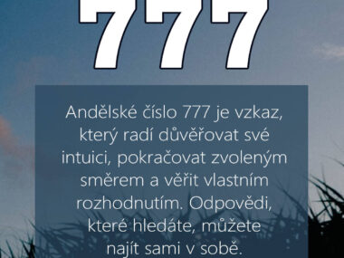 777 andělská čísla