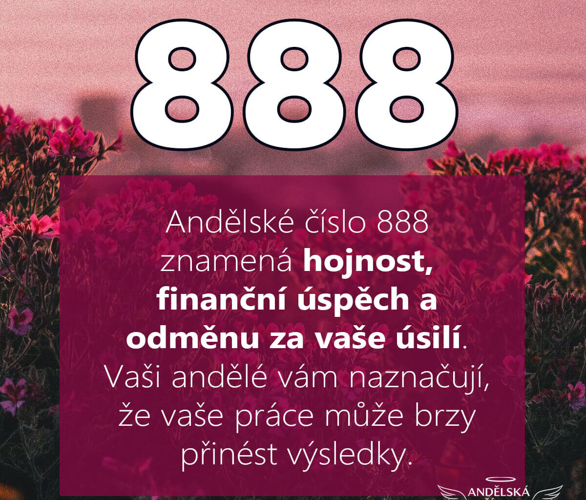 888 andělská čísla