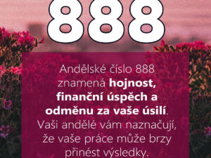 888 andělská čísla