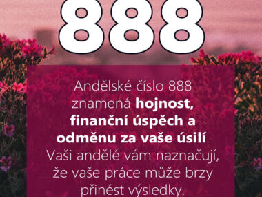 888 andělská čísla