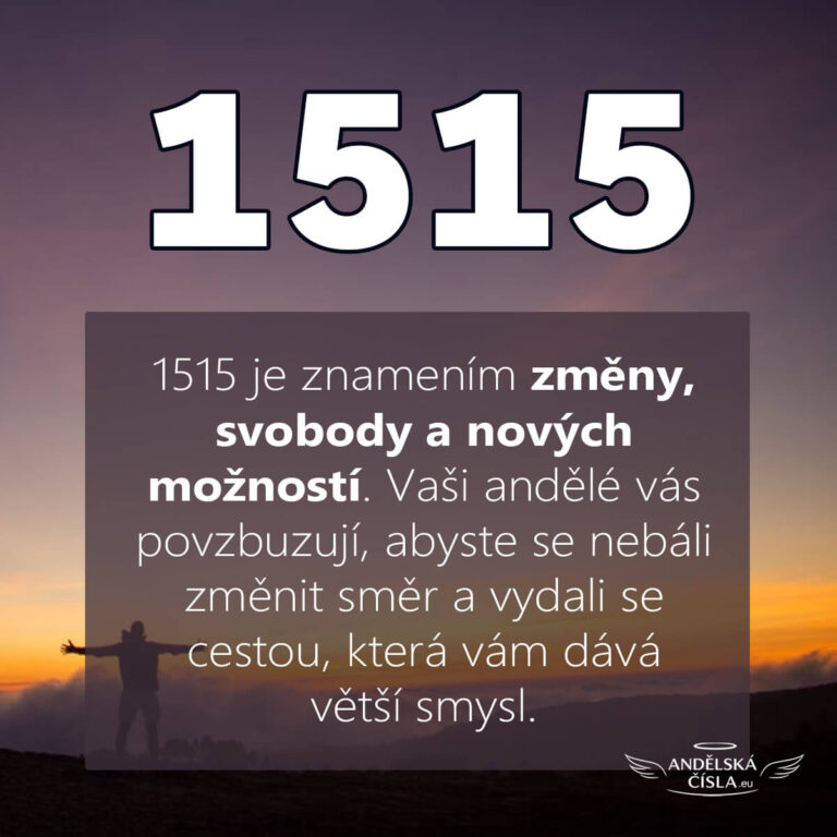 1515 andělská čísla