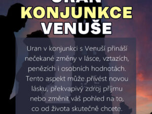 uran konjunkce venuše